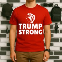 Trump Strong Rally Shooting Survivor Gun Shot T-Shirt