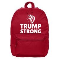 Trump Strong Rally Shooting Survivor Gun Shot 16 in Basic Backpack