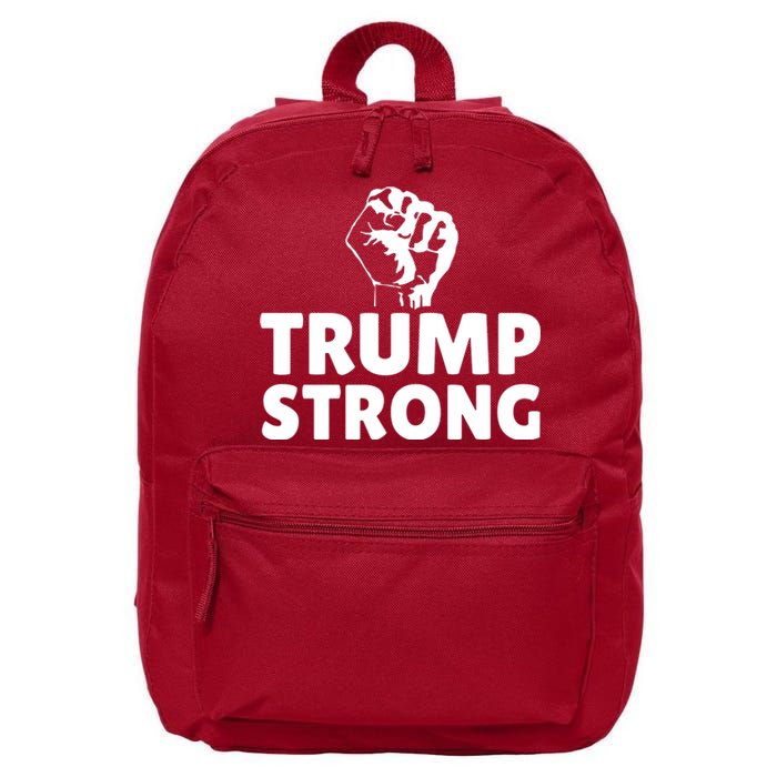 Trump Strong Rally Shooting Survivor Gun Shot 16 in Basic Backpack