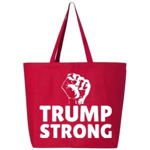 Trump Strong Rally Shooting Survivor Gun Shot 25L Jumbo Tote