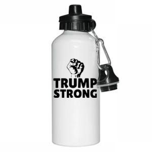 Trump Strong Rally Shooting Survivor Gun Shot Aluminum Water Bottle