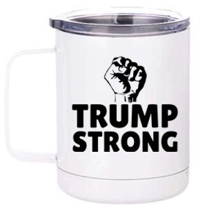 Trump Strong Rally Shooting Survivor Gun Shot 12 oz Stainless Steel Tumbler Cup