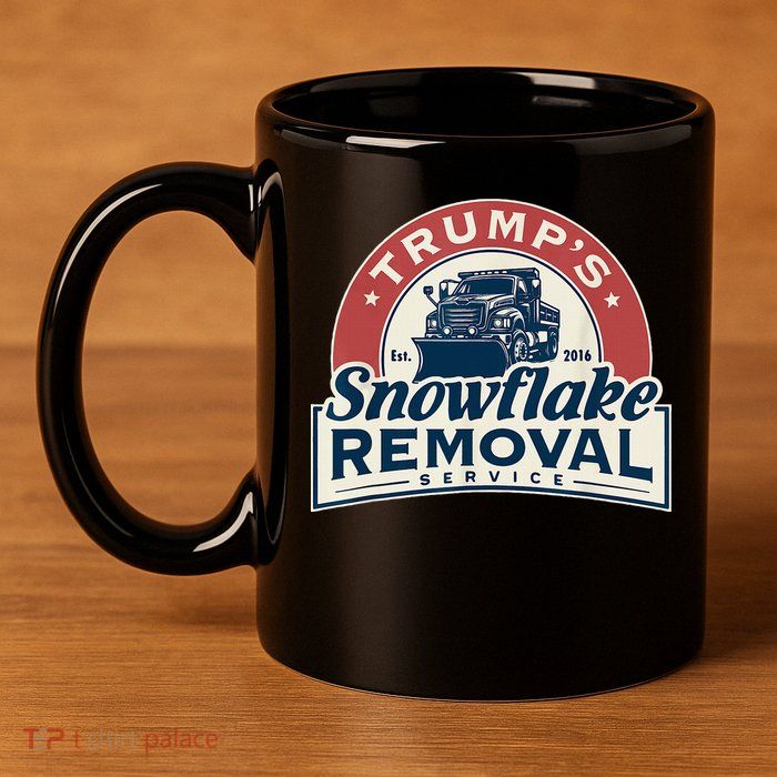 TrumpS Snowflake Removal Service 11oz C Handle Ceramic Mug