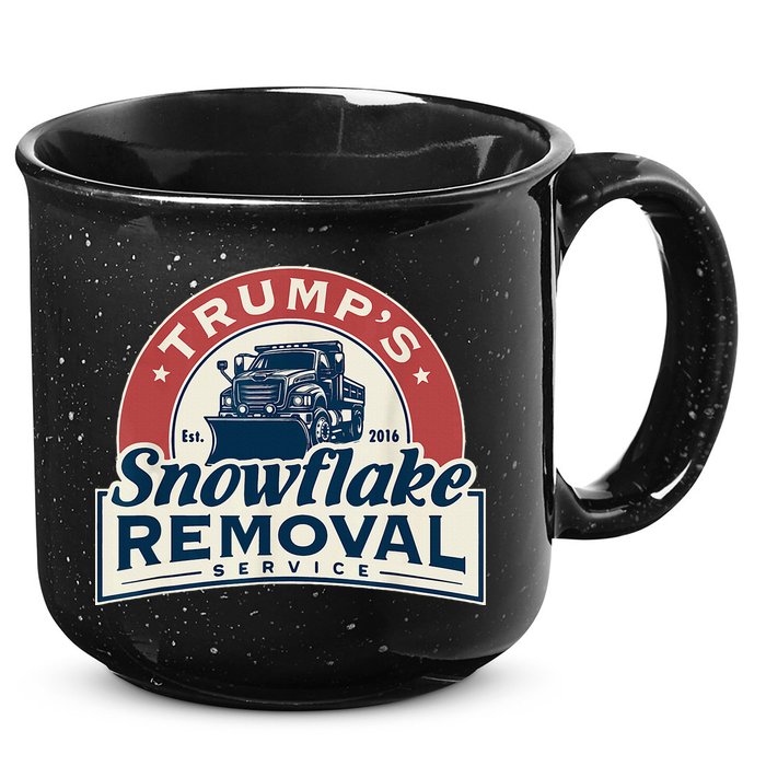 TrumpS Snowflake Removal Service 15oz Campfire Ceramic Mug