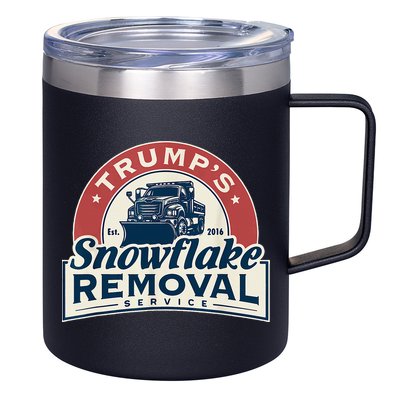 TrumpS Snowflake Removal Service 12oz Stainless Steel Coffee Mug
