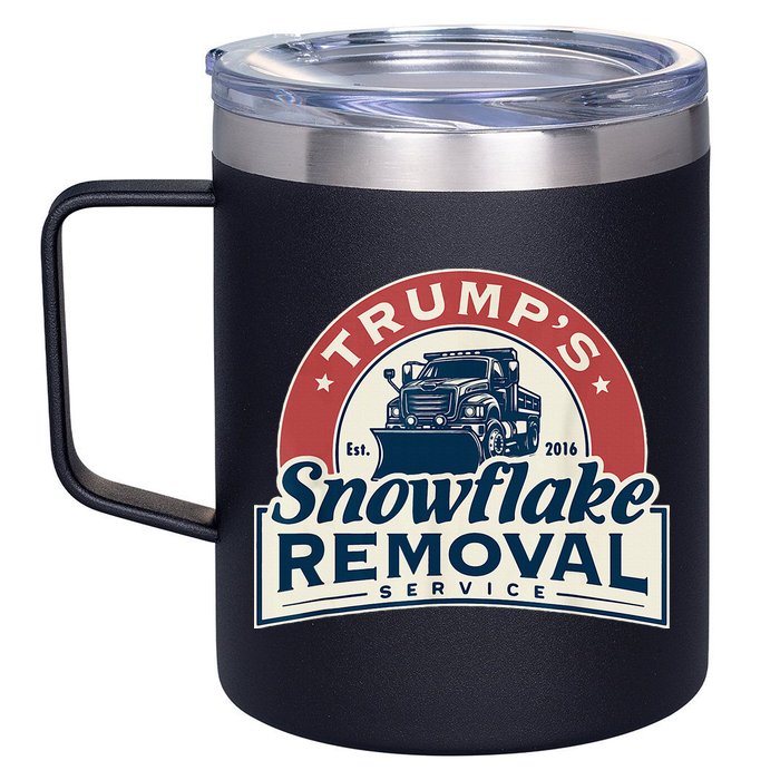 TrumpS Snowflake Removal Service 12oz Stainless Steel Coffee Mug