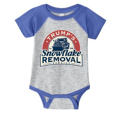 TrumpS Snowflake Removal Service Infant Baby Jersey Bodysuit