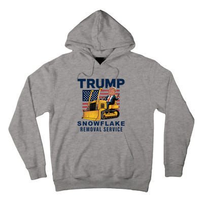 Trump Snowflake Removal Service Funny Donald Trump 2024 Tall Hoodie