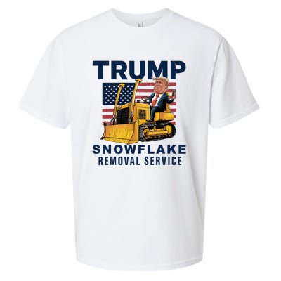 Trump Snowflake Removal Service Funny Donald Trump 2024 Sueded Cloud Jersey T-Shirt