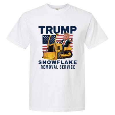 Trump Snowflake Removal Service Funny Donald Trump 2024 Garment-Dyed Heavyweight T-Shirt