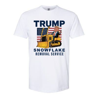 Trump Snowflake Removal Service Funny Donald Trump 2024 Softstyle CVC T-Shirt