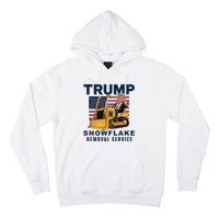 Trump Snowflake Removal Service Funny Donald Trump 2024 Hoodie