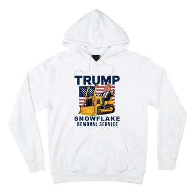 Trump Snowflake Removal Service Funny Donald Trump 2024 Hoodie