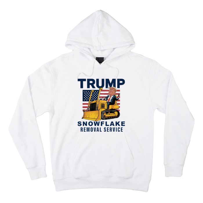 Trump Snowflake Removal Service Funny Donald Trump 2024 Hoodie