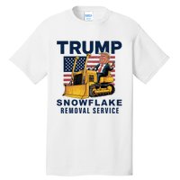 Trump Snowflake Removal Service Funny Donald Trump 2024 Tall T-Shirt