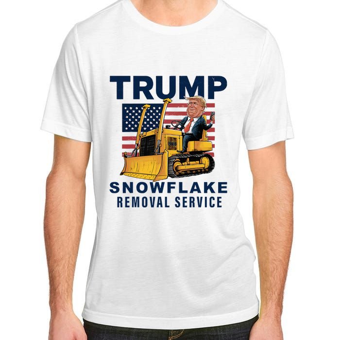 Trump Snowflake Removal Service Funny Donald Trump 2024 Adult ChromaSoft Performance T-Shirt