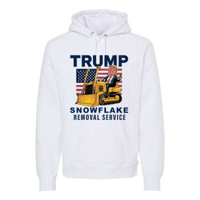 Trump Snowflake Removal Service Funny Donald Trump 2024 Premium Hoodie