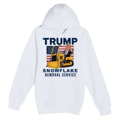 Trump Snowflake Removal Service Funny Donald Trump 2024 Premium Pullover Hoodie