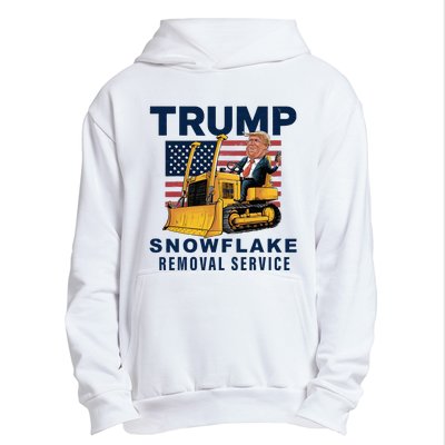 Trump Snowflake Removal Service Funny Donald Trump 2024 Urban Pullover Hoodie