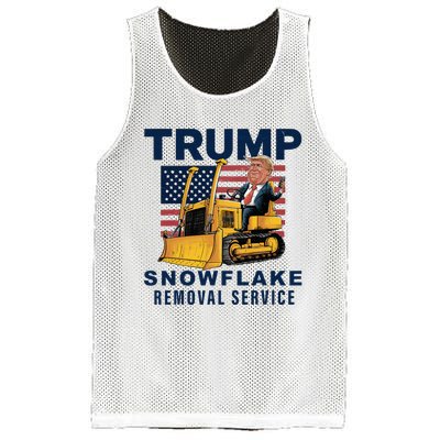 Trump Snowflake Removal Service Funny Donald Trump 2024 Mesh Reversible Basketball Jersey Tank