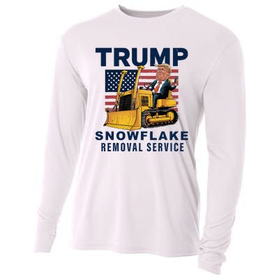 Trump Snowflake Removal Service Funny Donald Trump 2024 Cooling Performance Long Sleeve Crew