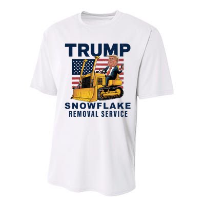 Trump Snowflake Removal Service Funny Donald Trump 2024 Performance Sprint T-Shirt