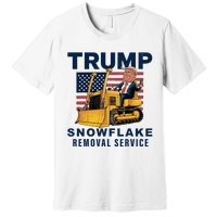 Trump Snowflake Removal Service Funny Donald Trump 2024 Premium T-Shirt