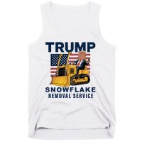 Trump Snowflake Removal Service Funny Donald Trump 2024 Tank Top