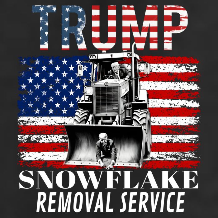 Trump Snowflake Removal Service Funny Donald Trump 2024 7 Panel Mesh Trucker Snapback Hat