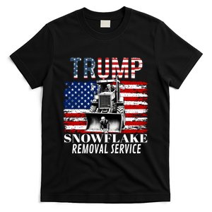 Trump Snowflake Removal Service Funny Donald Trump 2024 T-Shirt