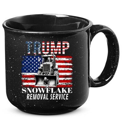 Trump Snowflake Removal Service Funny Donald Trump 2024 15oz Campfire Ceramic Mug