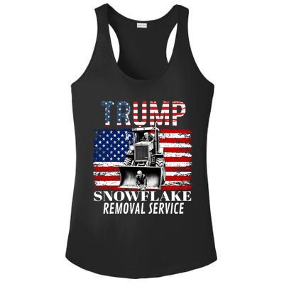 Trump Snowflake Removal Service Funny Donald Trump 2024 Ladies PosiCharge Competitor Racerback Tank