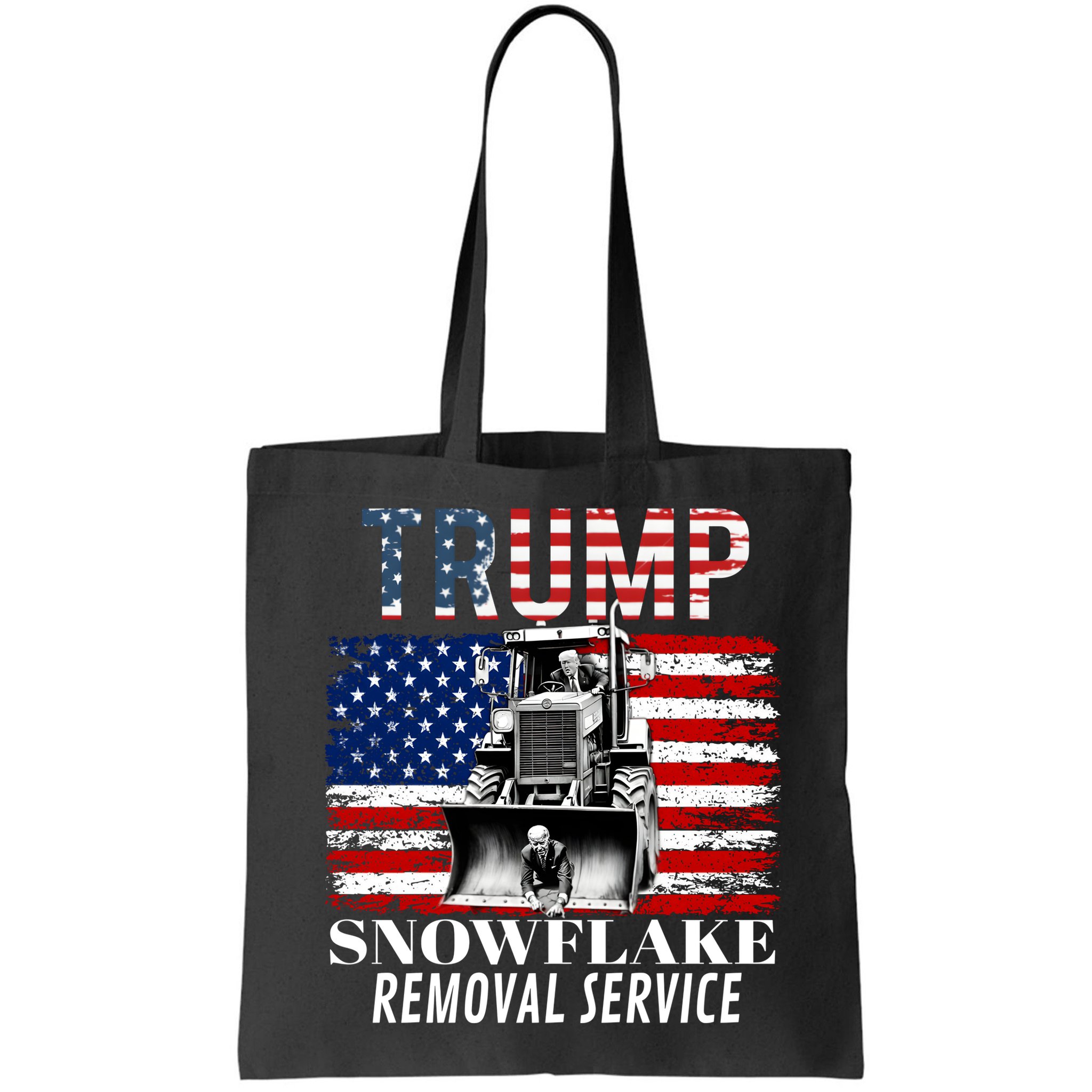 Trump Snowflake Removal Service Funny Donald Trump 2024 Bag