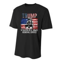 Trump Snowflake Removal Service Funny Donald Trump 2024 Youth Performance Sprint T-Shirt