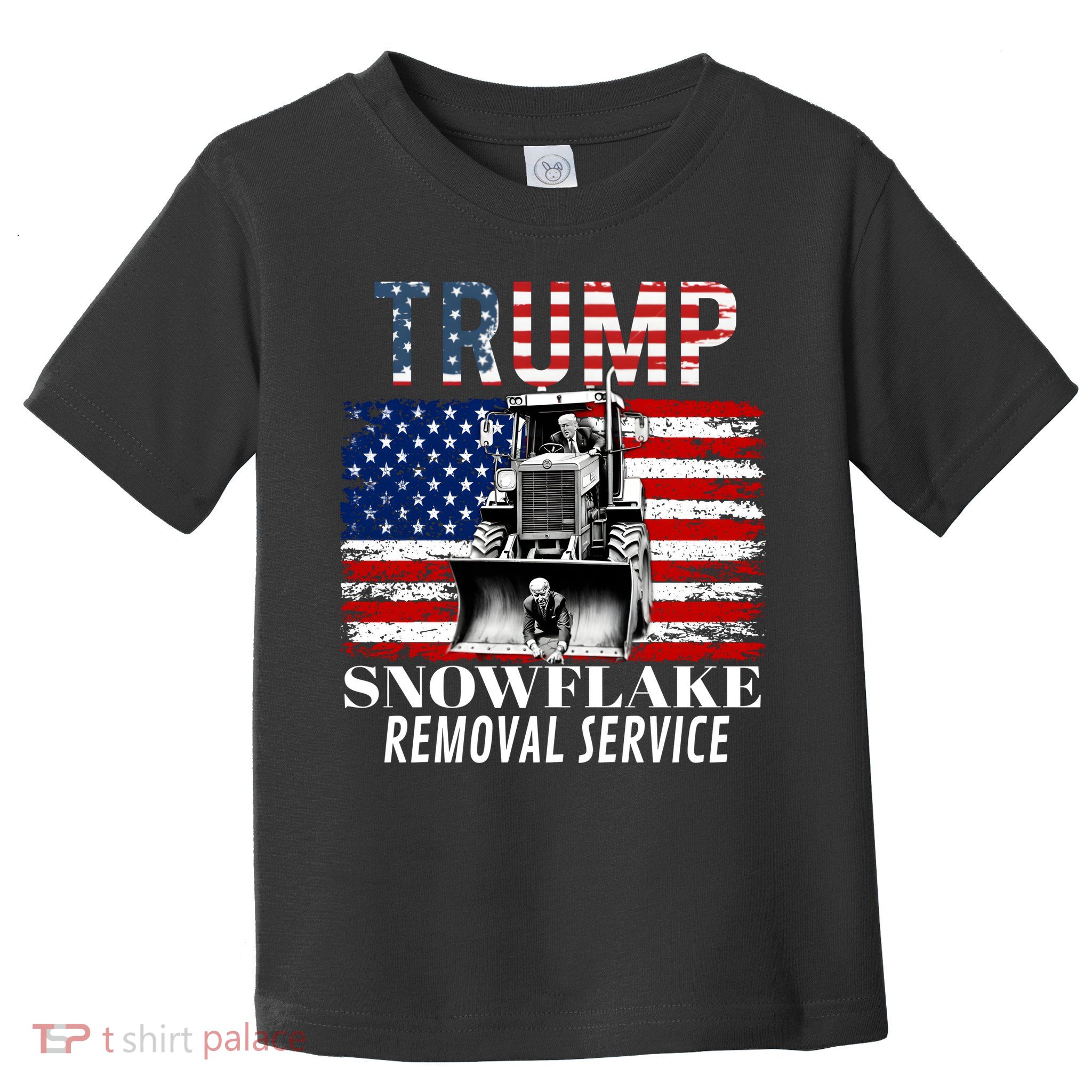 Trump Snowflake Removal Service Funny Donald Trump 2024 Toddler T-Shirt
