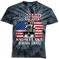 Trump Snowflake Removal Service Funny Donald Trump 2024 Kids Tie-Dye T-Shirt