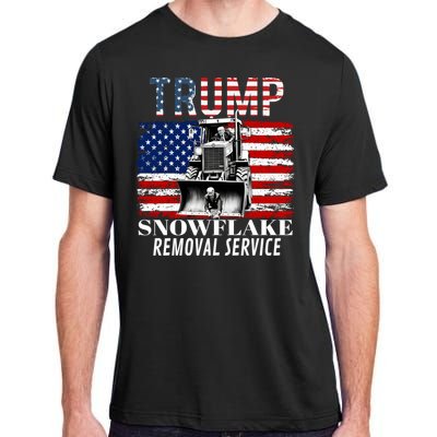 Trump Snowflake Removal Service Funny Donald Trump 2024 Adult ChromaSoft Performance T-Shirt