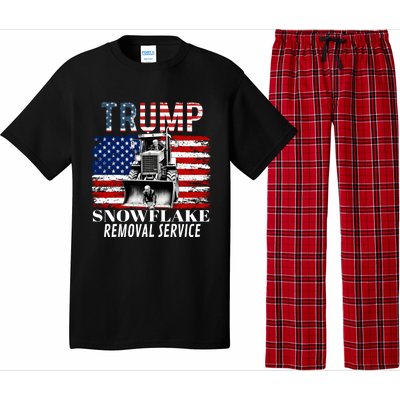 Trump Snowflake Removal Service Funny Donald Trump 2024 Pajama Set