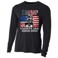 Trump Snowflake Removal Service Funny Donald Trump 2024 Cooling Performance Long Sleeve Crew