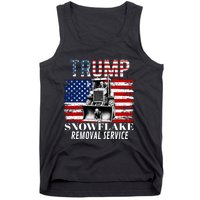 Trump Snowflake Removal Service Funny Donald Trump 2024 Tank Top