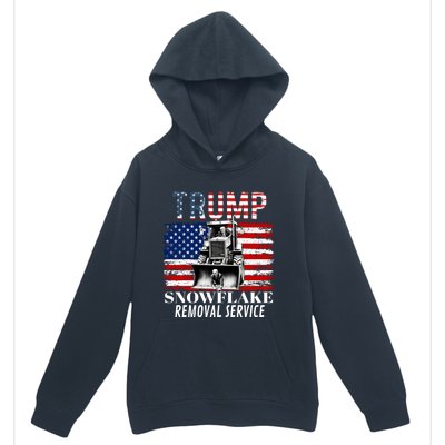 Trump Snowflake Removal Service Funny Donald Trump 2024 Urban Pullover Hoodie