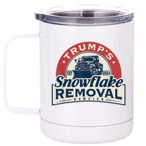 TrumpS Snowflake Removal Service Funny Trump 2024 12 oz Stainless Steel Tumbler Cup