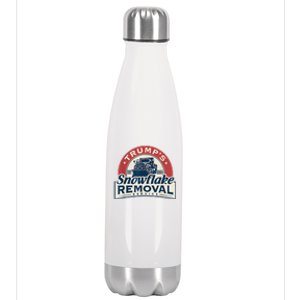 TrumpS Snowflake Removal Service Funny Trump 2024 Stainless Steel Insulated Water Bottle