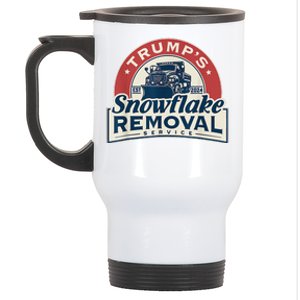 TrumpS Snowflake Removal Service Funny Trump 2024 Stainless Steel Travel Mug