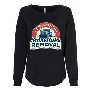 TrumpS Snowflake Removal Service Funny Trump 2024 Womens California Wash Sweatshirt