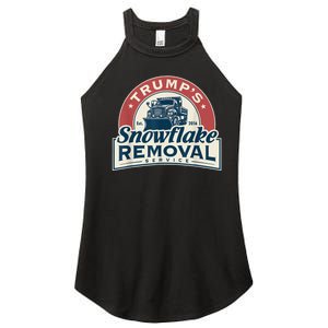 TrumpS Snowflake Removal Service Funny Trump 2024 Women's Perfect Tri Rocker Tank