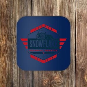 TrumpS Snowflake Removal Service Funny Donald Trump 2024 Coaster