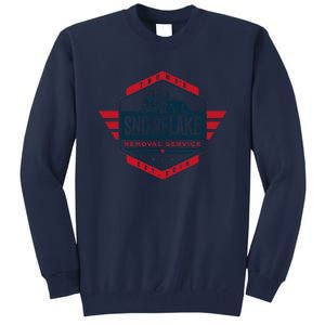 TrumpS Snowflake Removal Service Funny Donald Trump 2024 Tall Sweatshirt