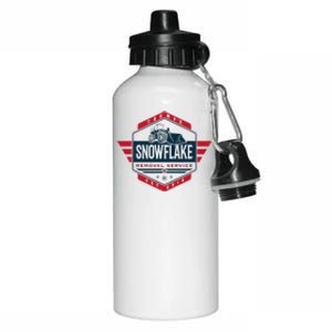 TrumpS Snowflake Removal Service Funny Donald Trump 2024 Aluminum Water Bottle