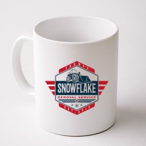 TrumpS Snowflake Removal Service Funny Donald Trump 2024 Coffee Mug